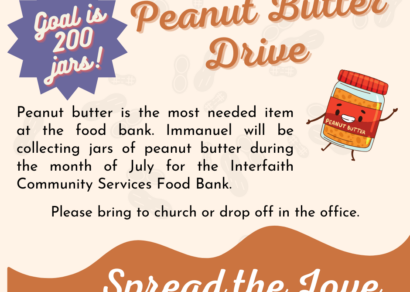 Peanut Butter Drive